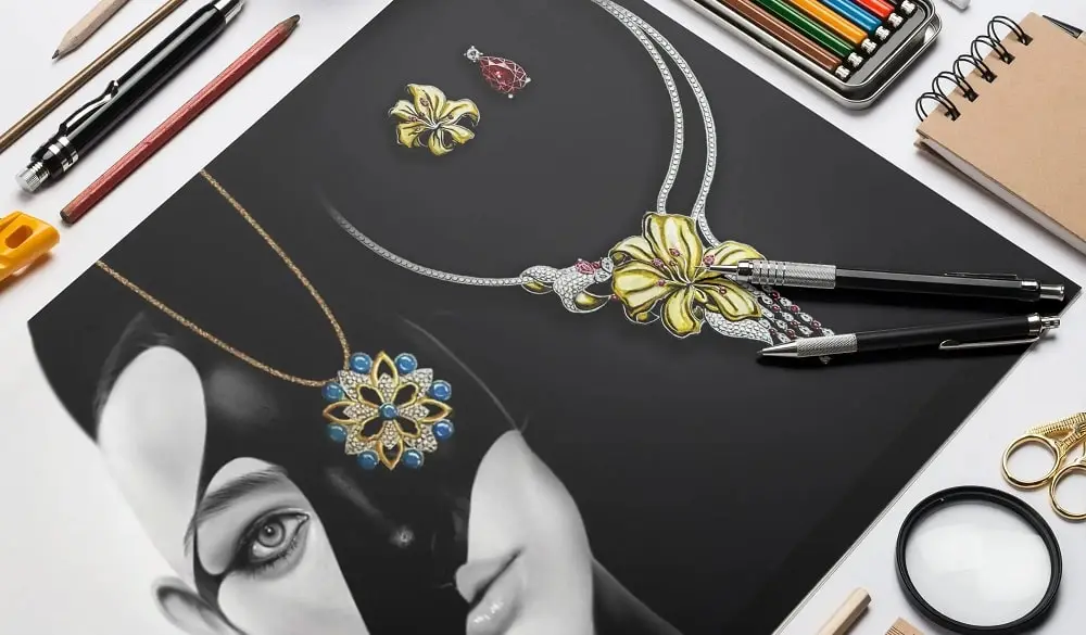 طراحی جواهرات زیبا و ظریف