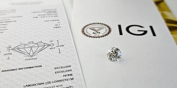 شناسنامه IGI الماس و معیارهای ارزش الماس