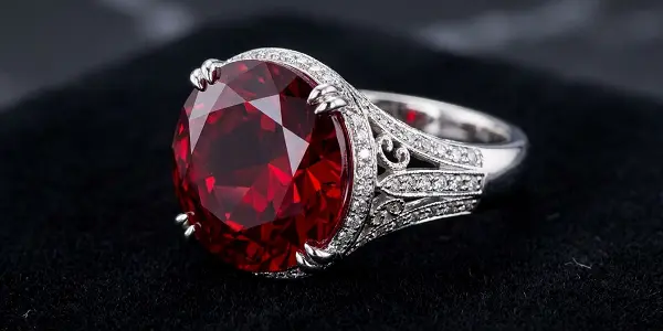 انگشتر خاص با نگین سنگ پینیت اصل