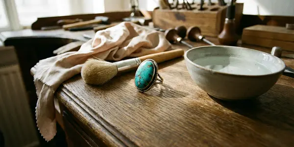 تمیز کردن و نگهداری درست سنگ فیروزه