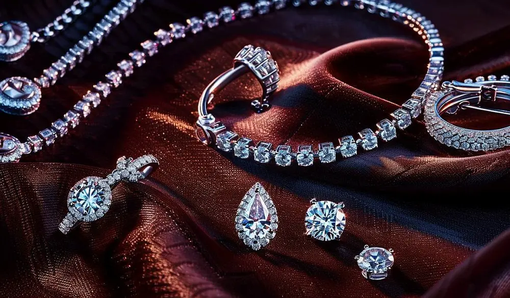 سرویس جواهرات لوکس الماس و برلیان