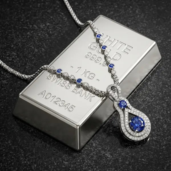 طلای سفید - انواع جواهرات طلا معمولا از دو نوع طلای سفید یا زرد ساخته میشوند